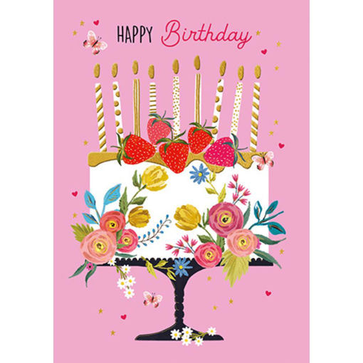 Picture of HAPPY BIRTHDAY CAKE CARD